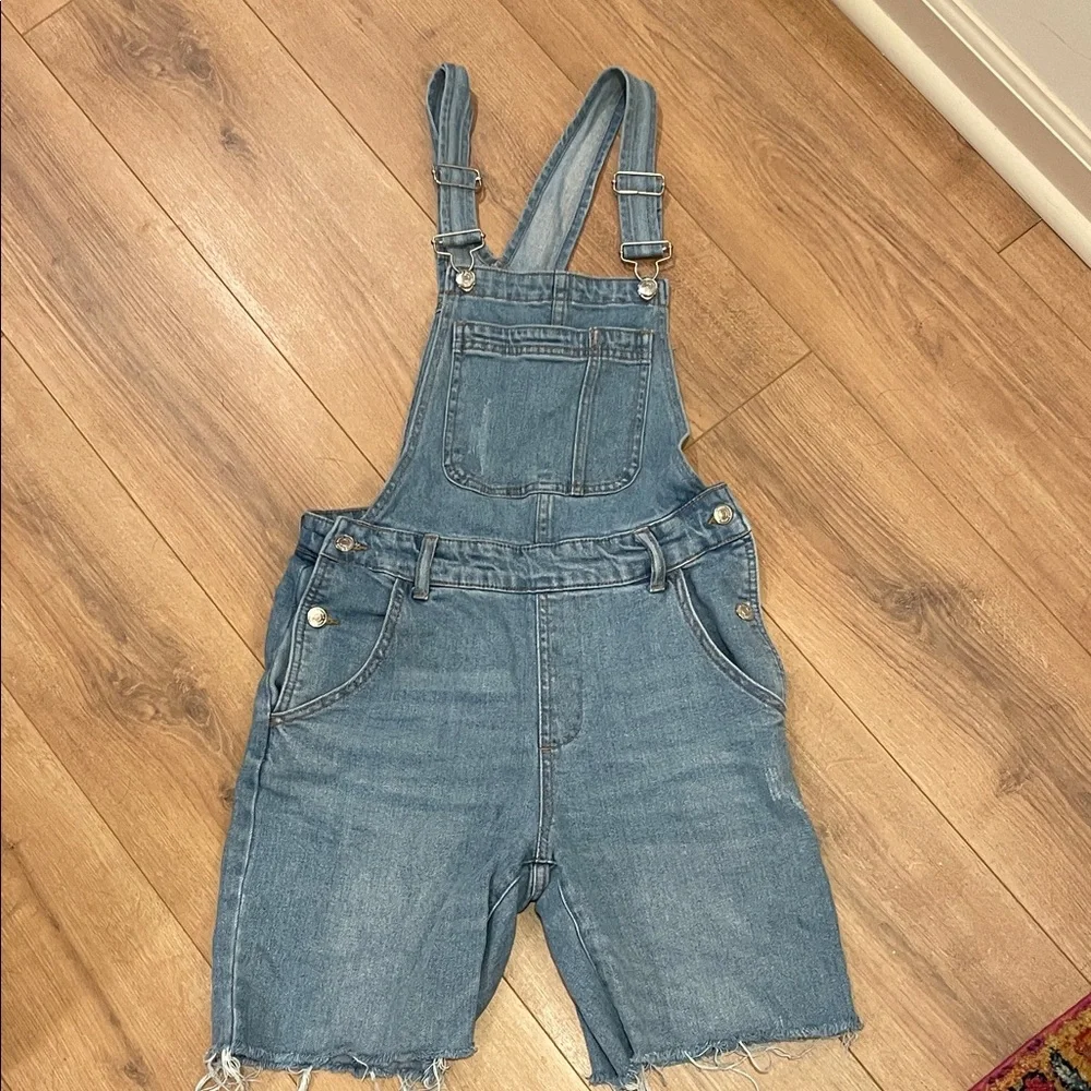 Wild Fable Blue Denim Overalls - Picture 1 of 4
